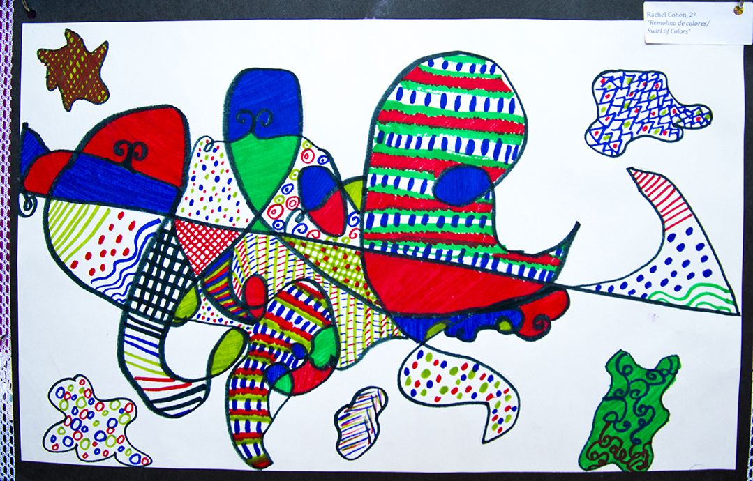 2nd Grade – Emphasizing Line and Pattern with Dubuffet’s Hourloupe