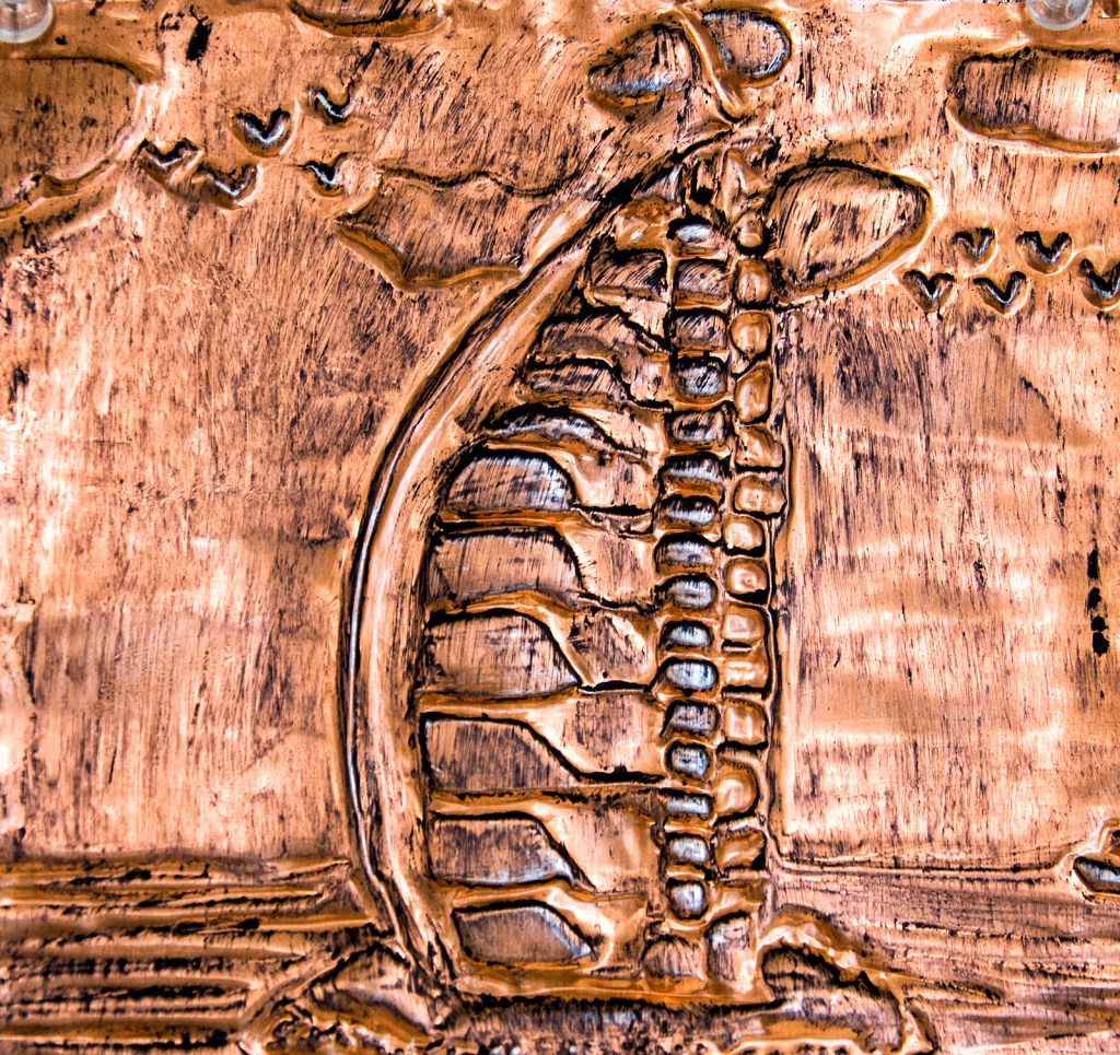 6th grade - architectural foil repousse