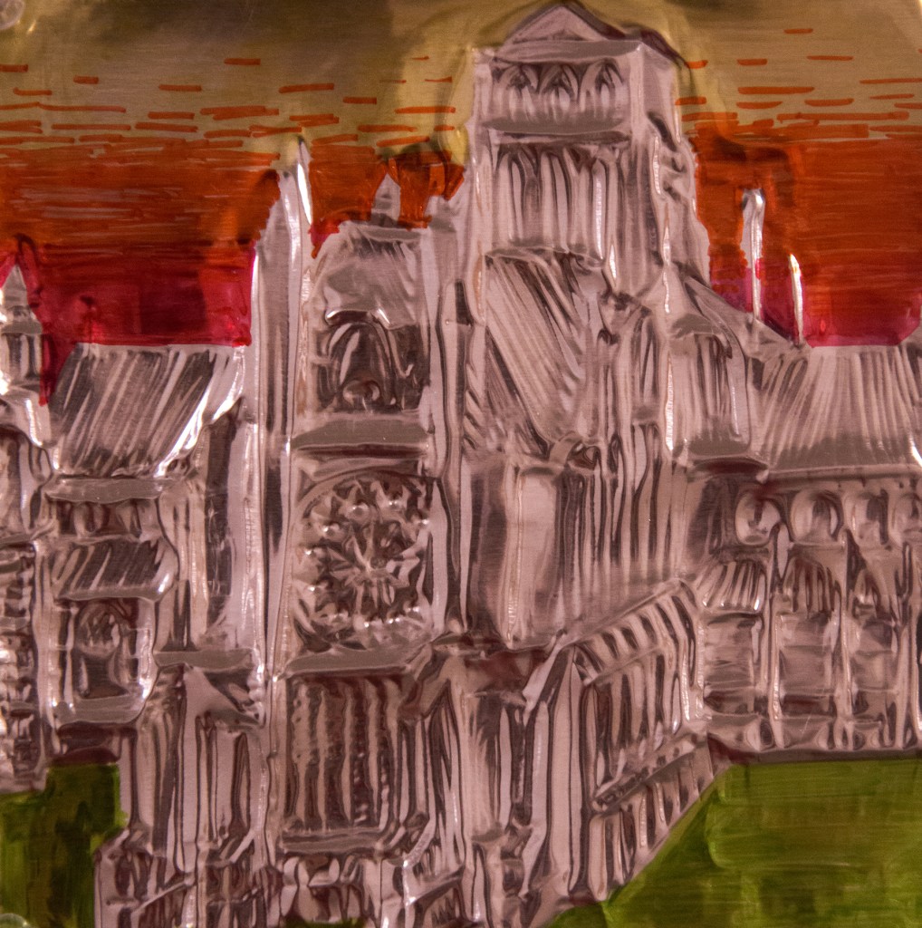 6th grade - architectural foil repousse