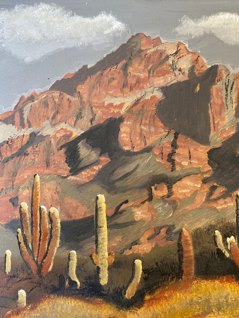 6th grade art - nature study in acrylic