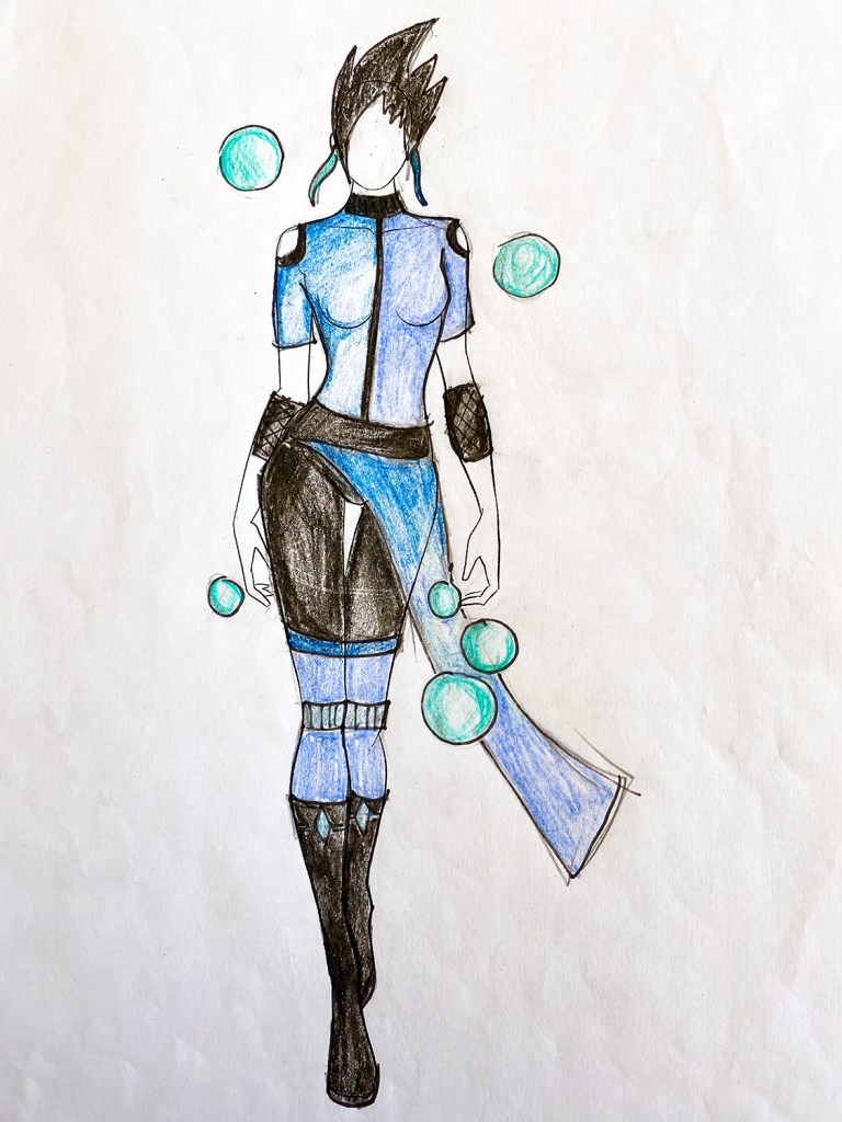 7th grade art - a closer look at one of the designs from the line inspired by fairy tales and epic stories