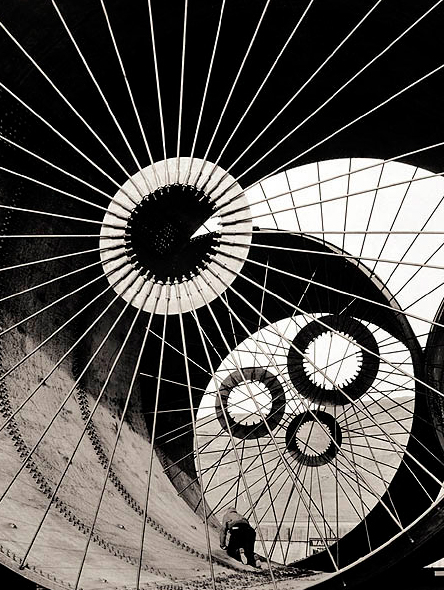 From the Fort Peck Dam series (1936) by Margaret Bourke White