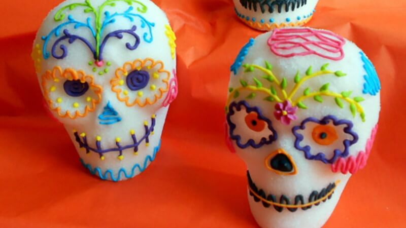 Mexican Day of the Dead sugar skulls