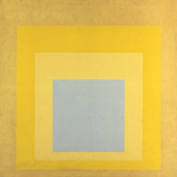 "With Rays" - 1959, from Albers' Homage to the Square series