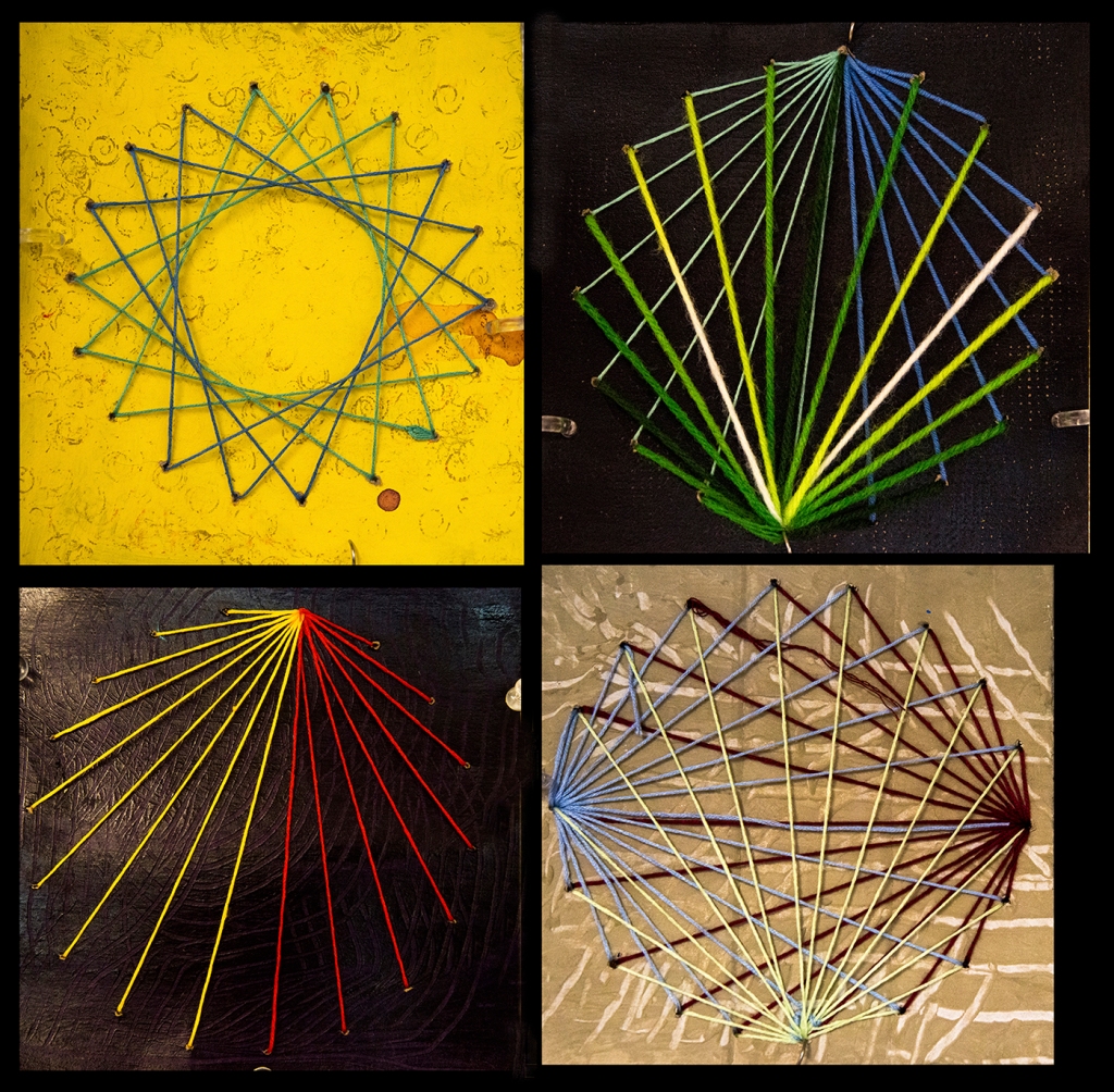 4th Grade – Geometric String Designs – In the K-8 Art Studio with Anita  Sagastegui