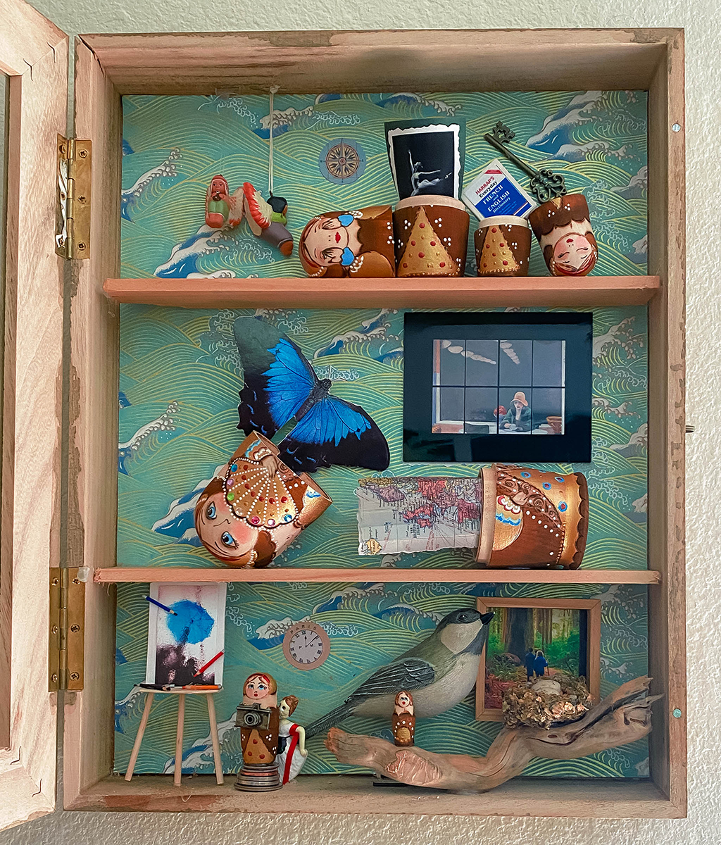 7th Grade – Joseph Cornell's Memory Boxes – In the K-8 Art Studio with  Anita Sagastegui