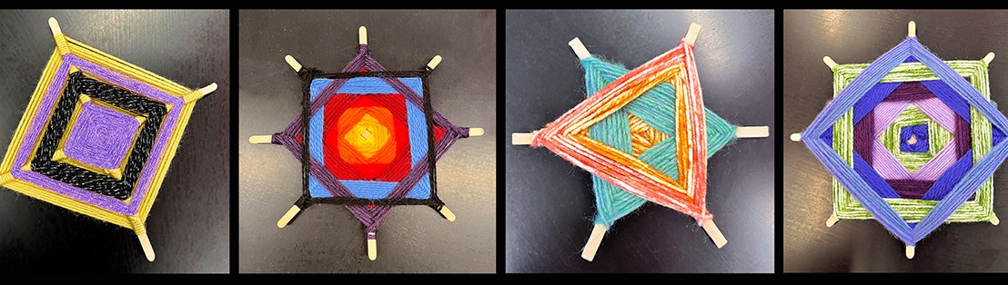 5th Grade – Weaving an Ojo de&nbsp;Dios