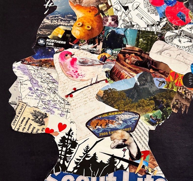 7th & 8th grade – Silhouette&nbsp;Collage